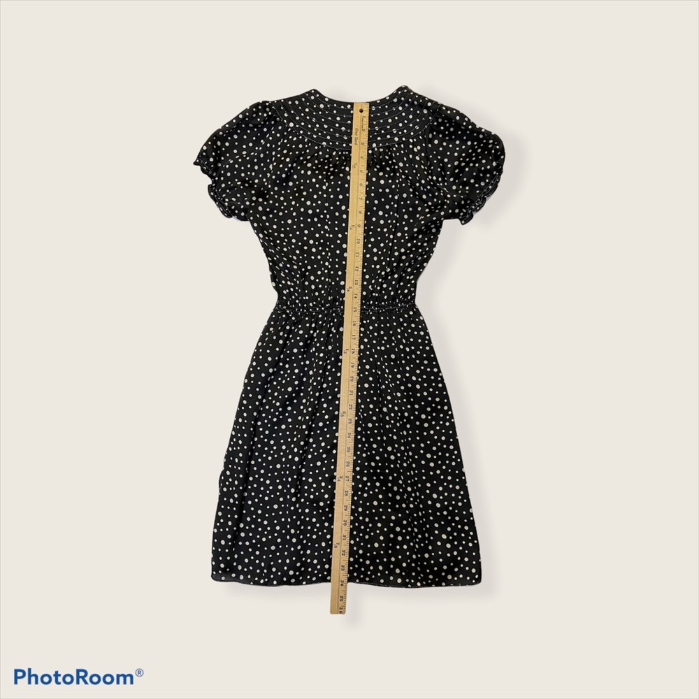 Max Studio Dress Black/ White Polka Dots Sz. SMALL - Picture 10 of 12